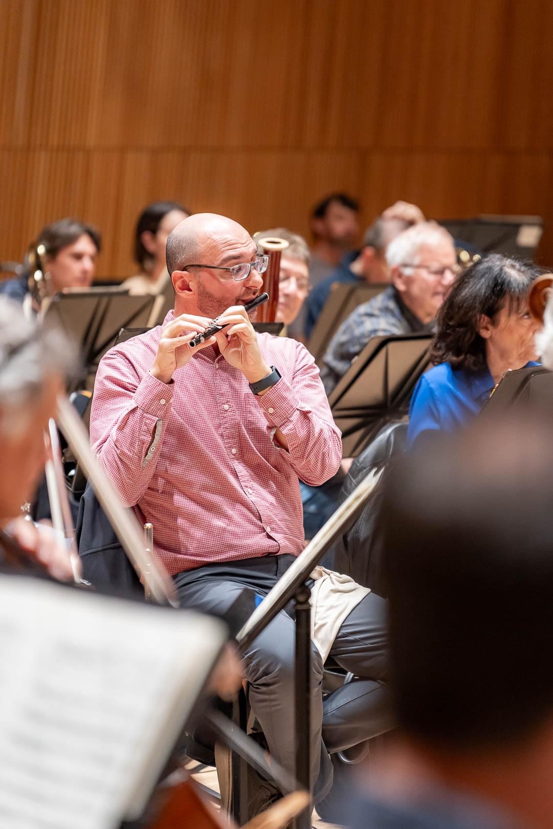 Orch of St. Lukes rehearsal